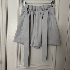 Wilfred baby blue gray Textured Shorts